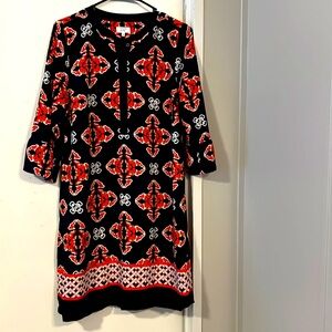 Crown & Ivy long sleeve dresss for w with built in lining. Size 8